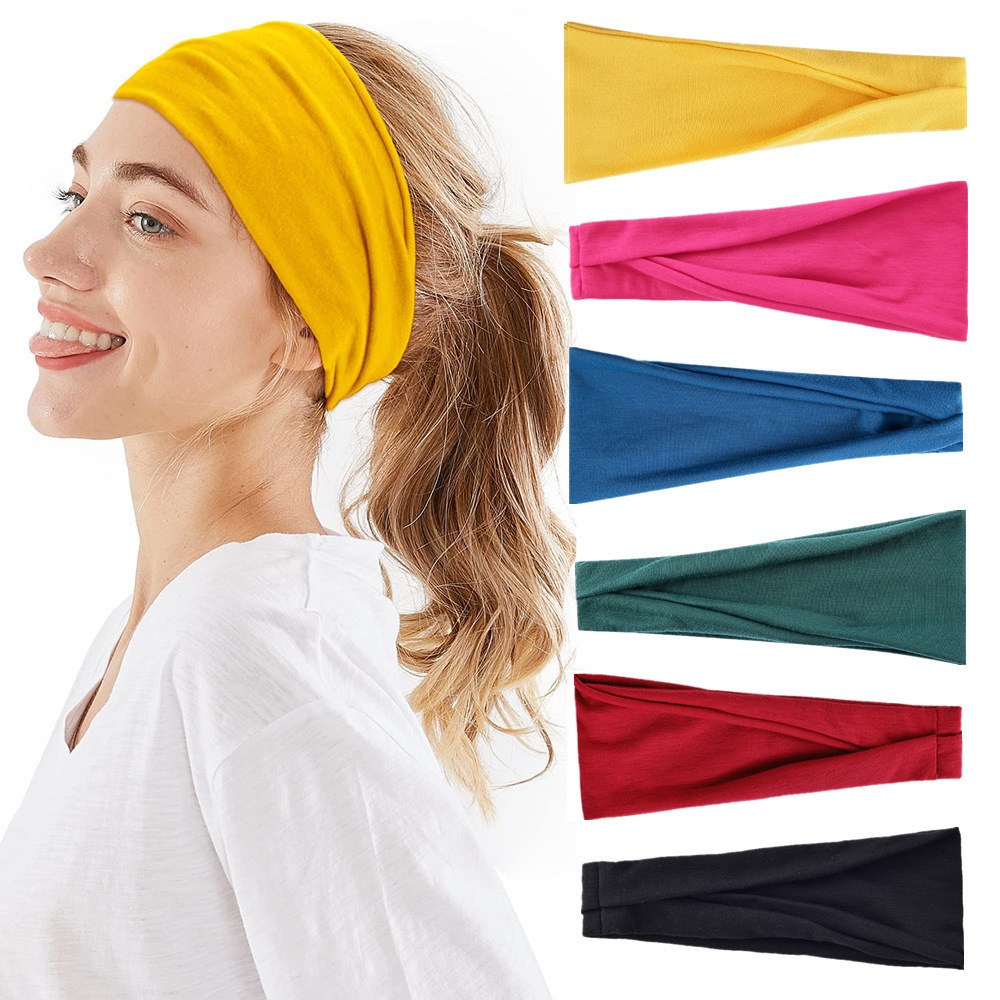 Yoga Fitness Stretching Strap - Diadema deportiva de Color sólido para