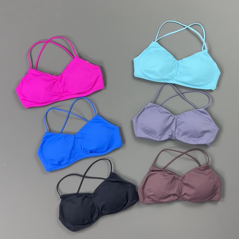 Yoga Fitness Body - HISTELLO Sujetador deportivo con espalda cruzada