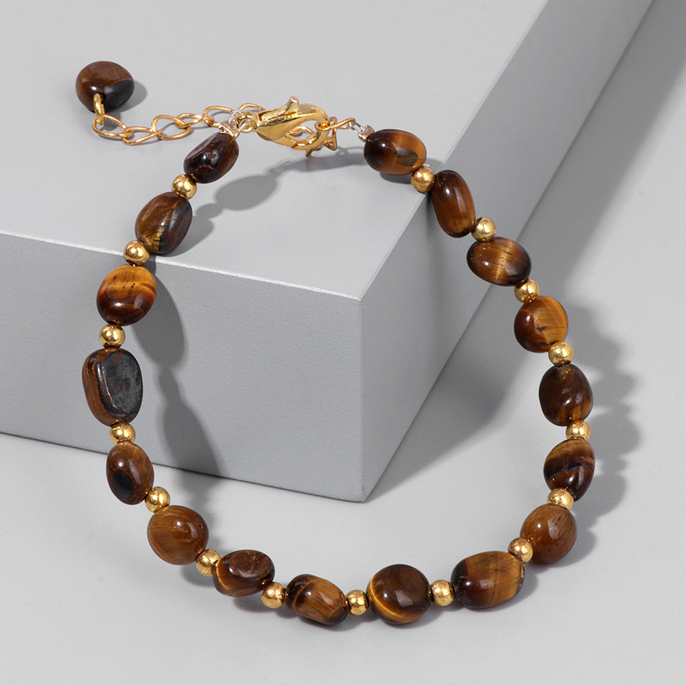 Yoga Fitness Tracker - Pulsera de piedra de ojo de
