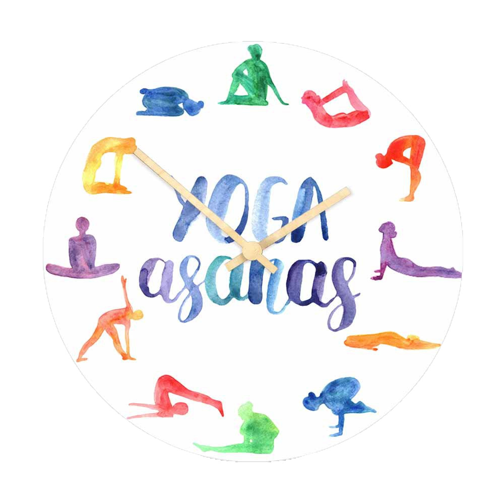 Reloj de Pared de Yoga con Dis - Yoga Fitness Watch reseña y precio