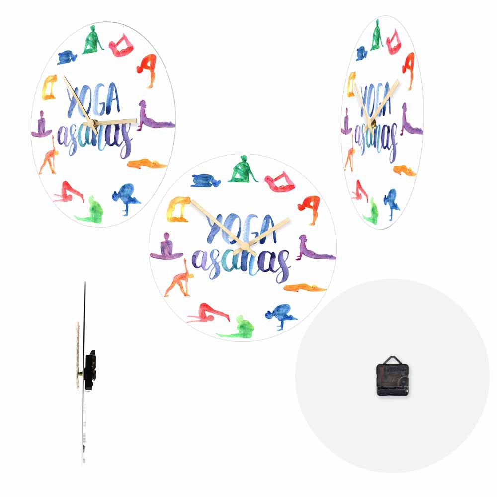 Reloj de Pared de Yoga con Dis - Yoga Fitness Watch reseña y precio