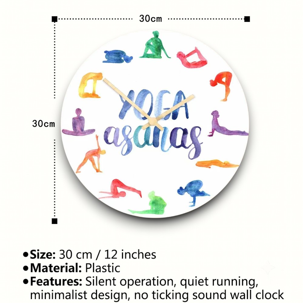 Reloj de Pared de Yoga con Dis - Yoga Fitness Watch reseña y precio