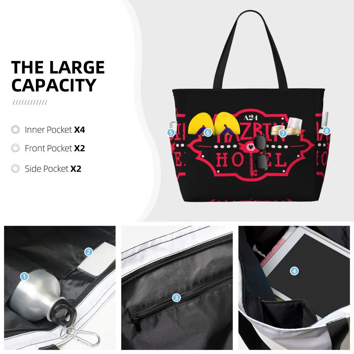 Bolsa de playa Hazbin Hotels C - Yoga Fitness Hotel reseña y precio