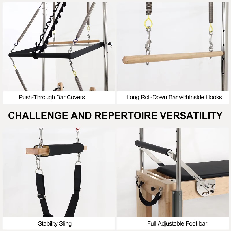 Máquina de madera de arce de a - Yoga Fitness Factory reseña y precio