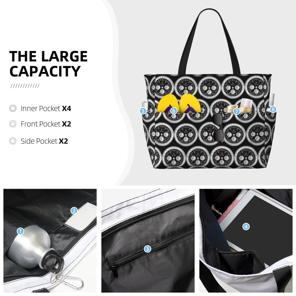 Bolso de mano de playa con esf - Yoga Fitness Watch reseña y precio
