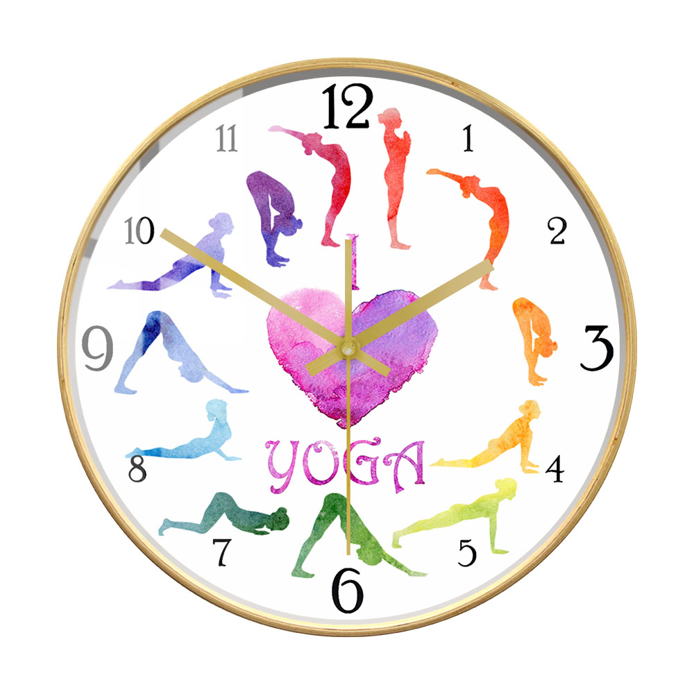 Reloj de pared con estampado d - Yoga Fitness Watch reseña y precio