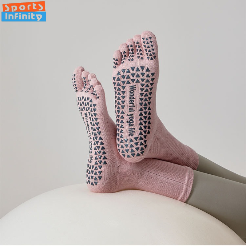 Calcetines de Yoga con punta a - Yoga Fitness Youtube reseña y precio