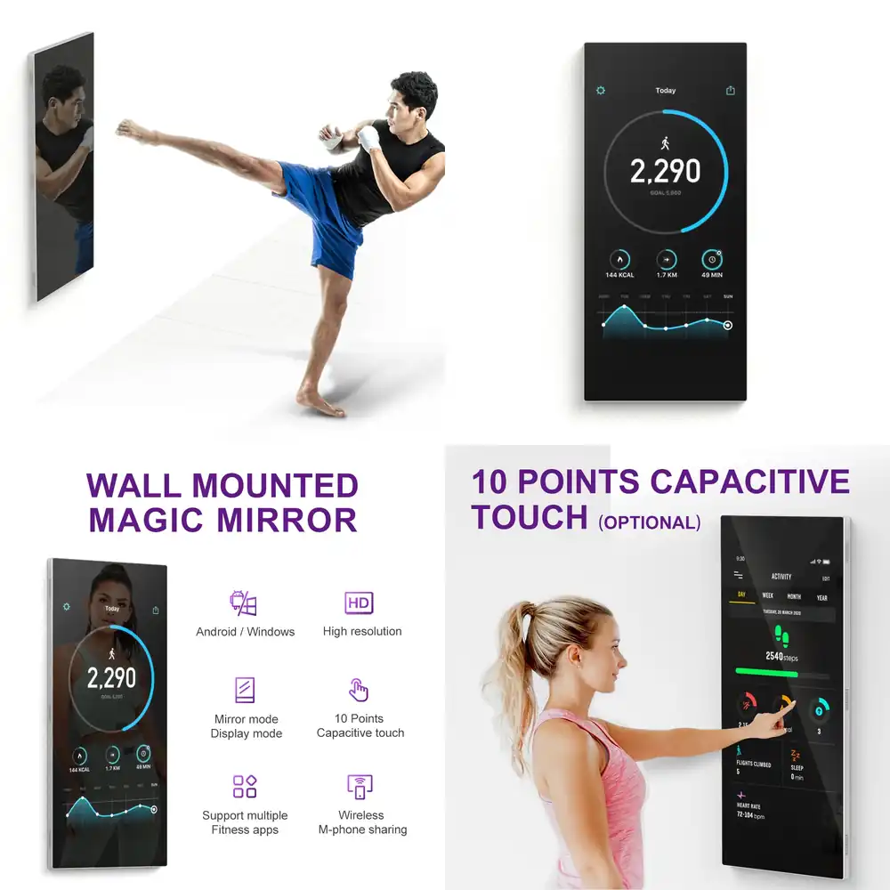 Espejo Interactivo de Pared pa - Yoga Fitness App reseña y precio