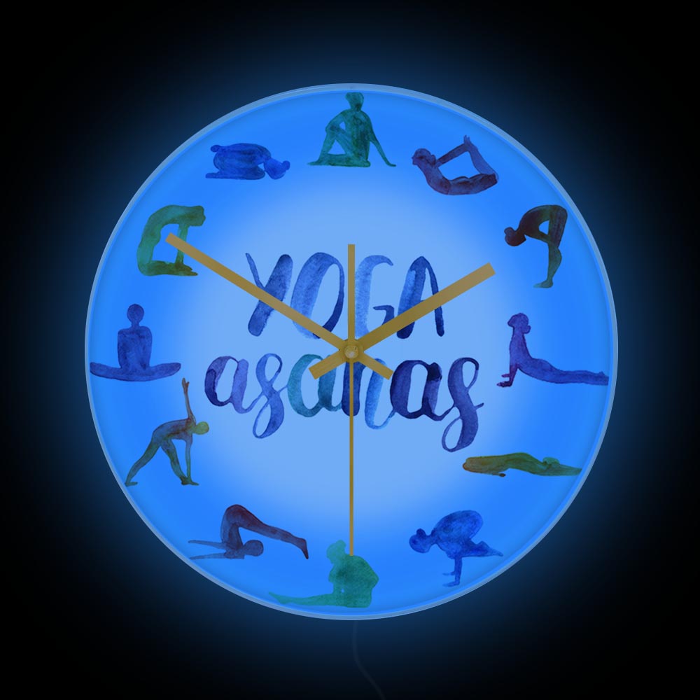 Reloj de pared de diseño moder - Yoga Fitness Watch reseña y precio