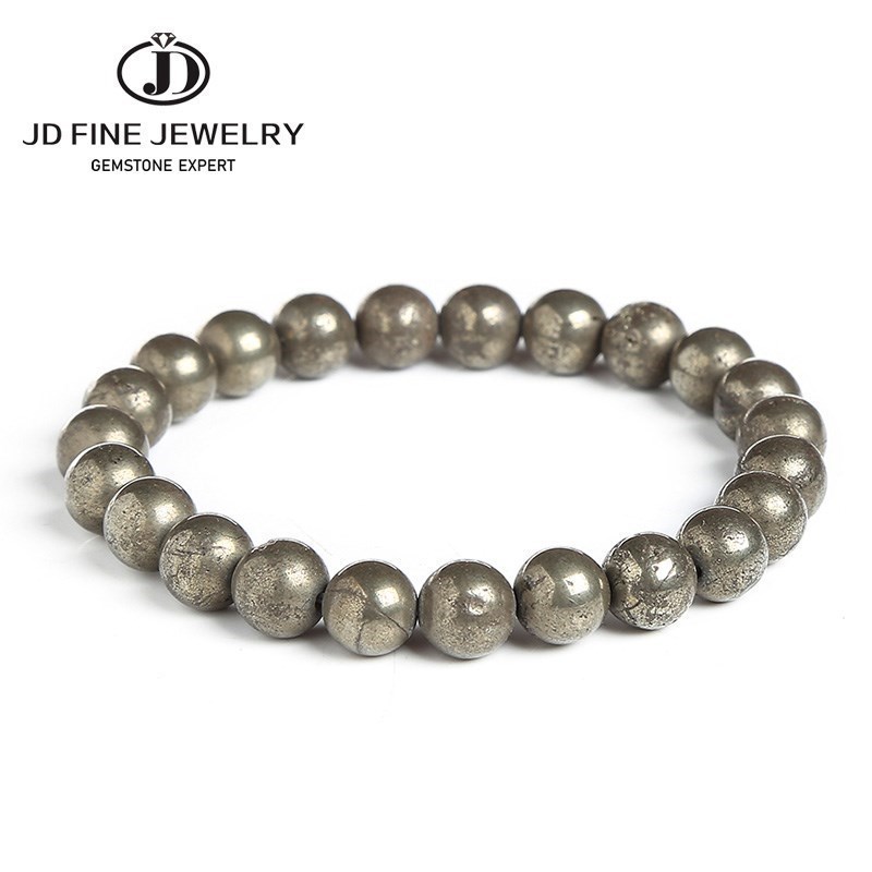 Pulseras de Pirita Natural JD  - Yoga Fitness Tracker reseña y precio