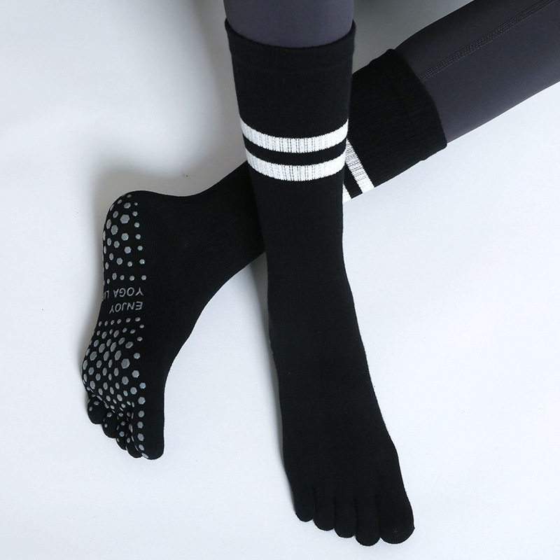 Calcetines de Yoga antidesliza - Yoga Fitness Youtube reseña y precio