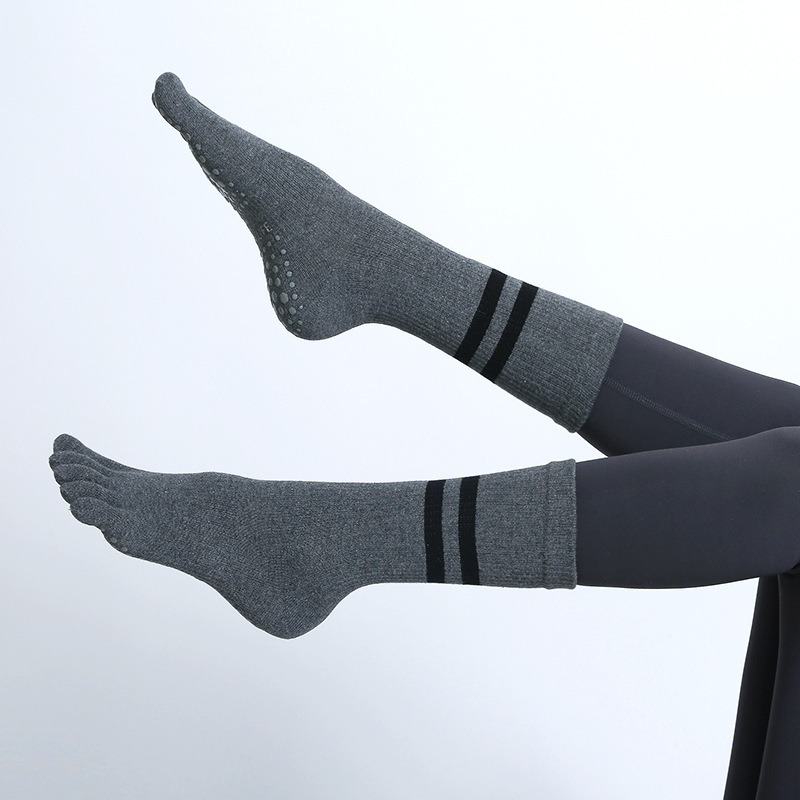 Calcetines de Yoga antidesliza - Yoga Fitness Youtube reseña y precio